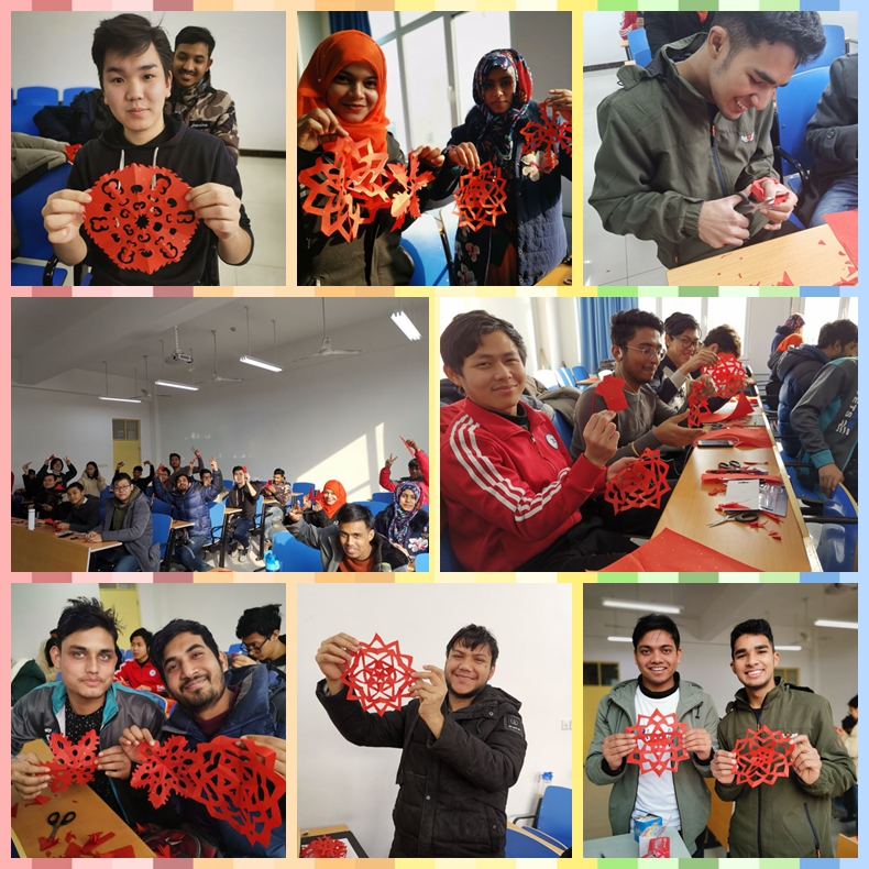 留学生剪纸创作 留学生剪纸创作